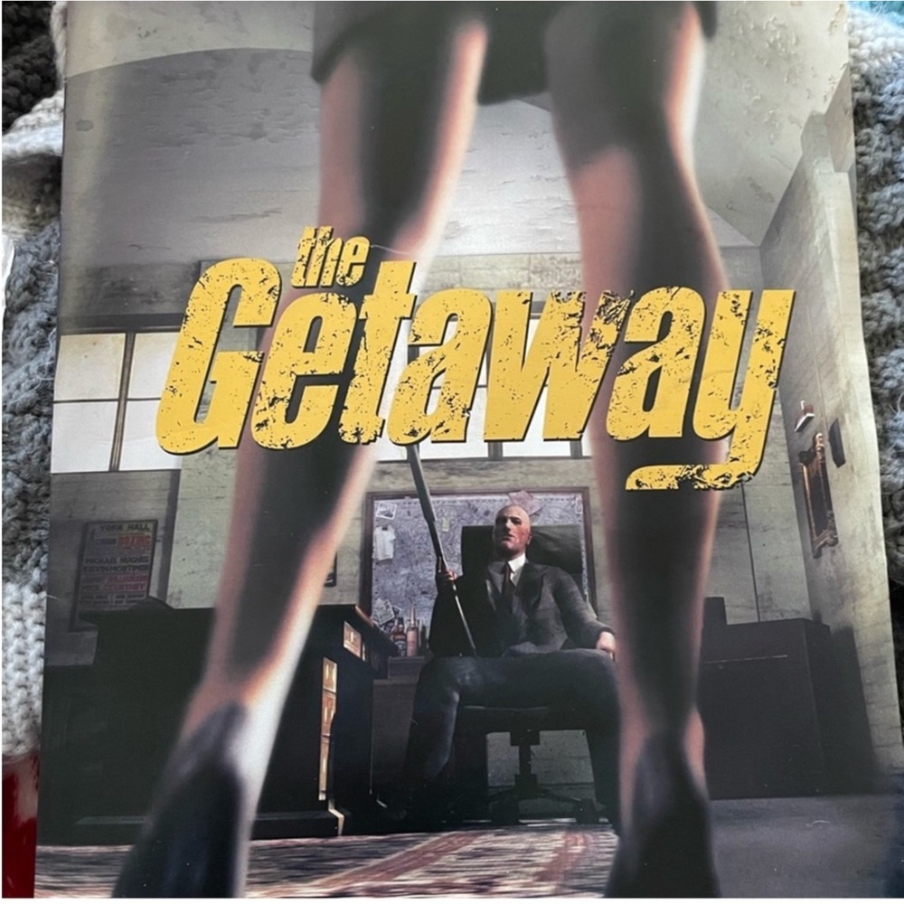 The Getaway Press Kit Folder Ps2